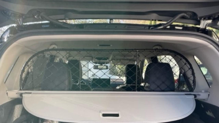 ERGOTECH Trenngitter Hundegitter für Nissan X-Trail (ab BJ 2022), RDA65-M8, für Hunde und Gepäck