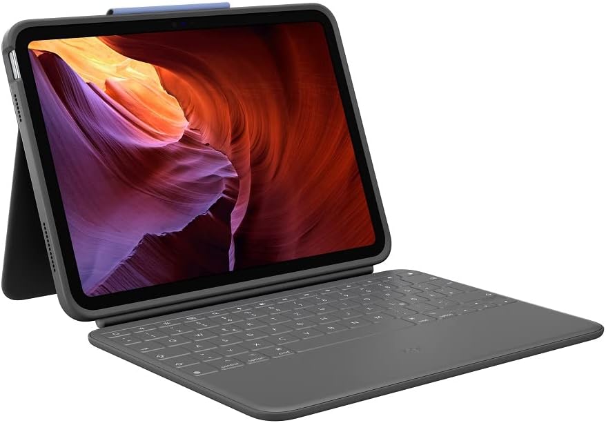 Logitech Rugged Folio für iPad (10. Generation) – Schutzcase mit Smart Connector und strapazierfähig