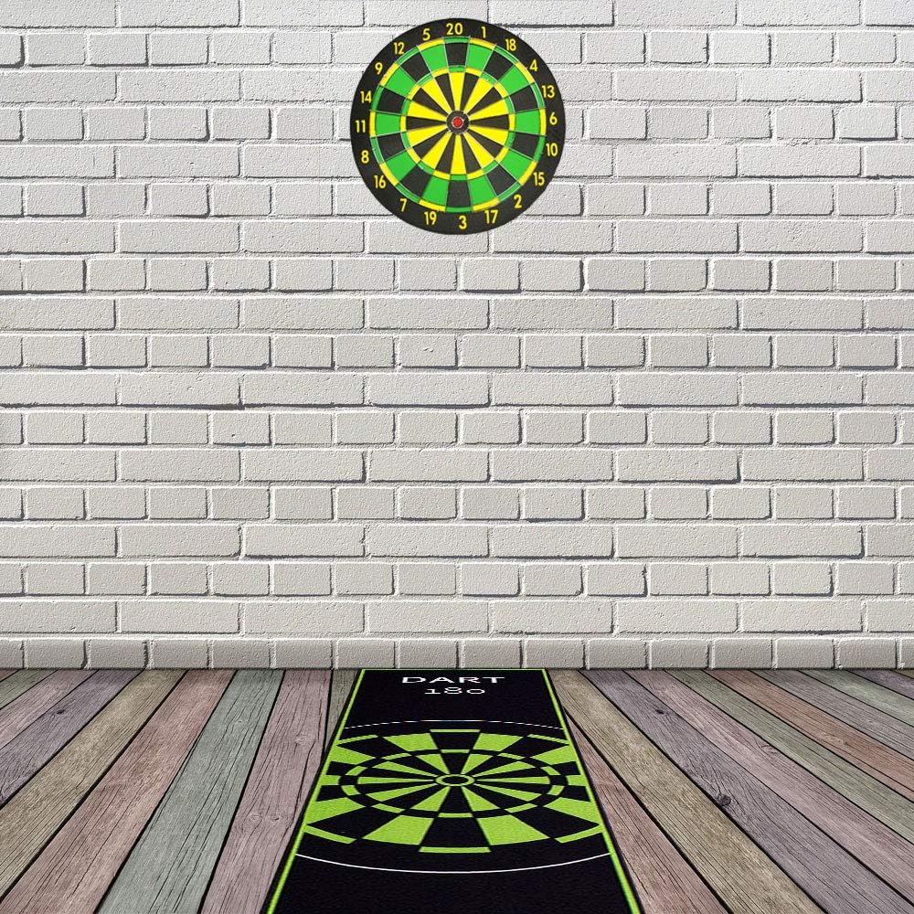 Kingpower Dart Teppich Grün Matte Steeldart Dartpfeile Dartboard Zubehör Dartteppich Target Oche Dar