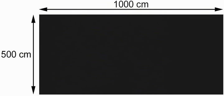 Pool-Abdeckung Wärmeplane Abdeckplane Solarplane Solarabdeckung, Stärke: 400 µm - rechteckig 10x5m s
