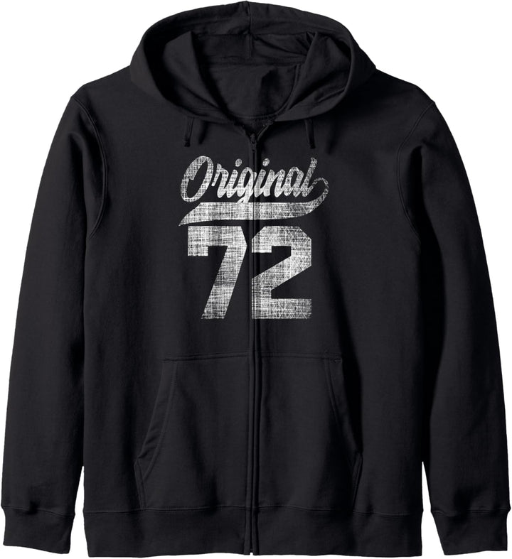 51.Geburtstag Original Männer Frauen Vintage Jahrgang 1972 Kapuzenjacke