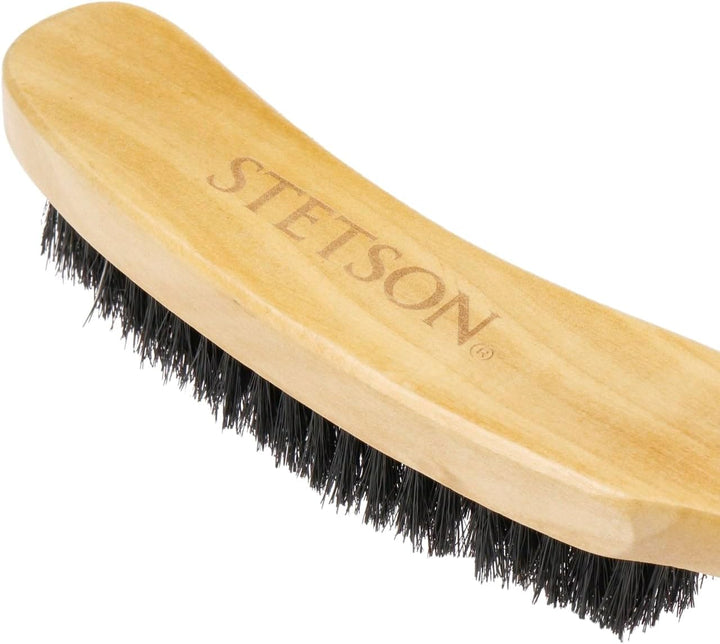 Stetson Hutbürste Pflegeaccessoire Bürstenkörper Buche Natürliche Schweineborsten Made in Germany Un
