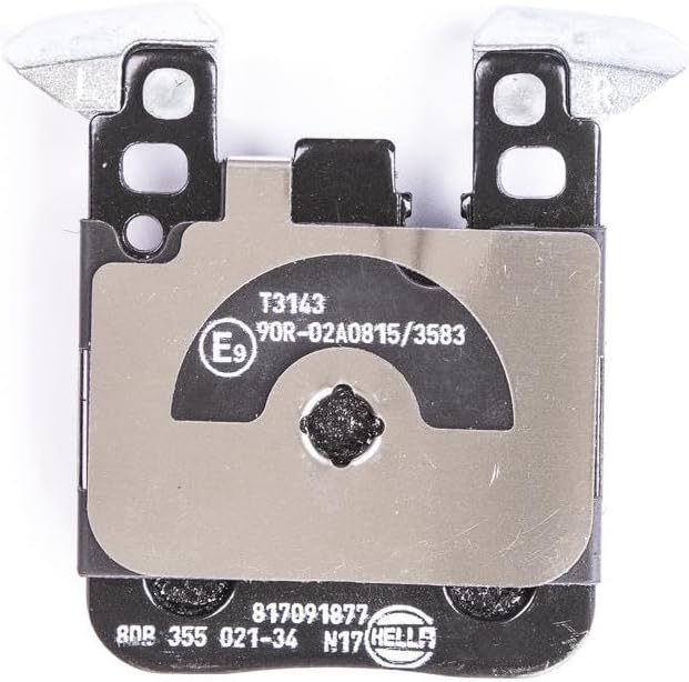 HELLA PAGID 8DB 355 021-341 Bremsbelagsatz - T3143 - Dicke/Stärke: 17mm - Bremssystem: Brembo - für