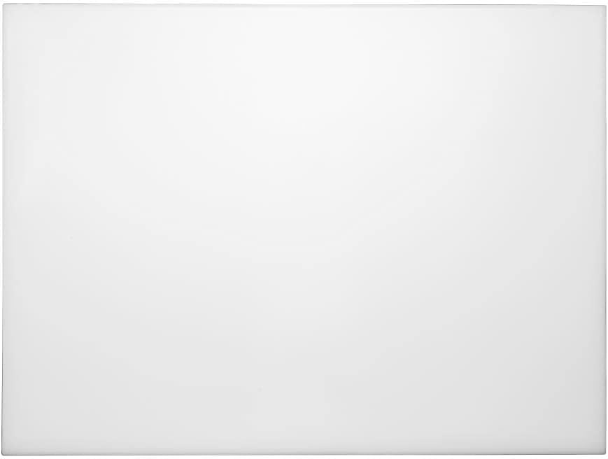Hygiplas HDPE snijplank wit 600x450x12mm 1/2(H)x 23 1/2(W)x 18(L)"/ 12x 600x 450mm Weiss, 1/2(H)x 23