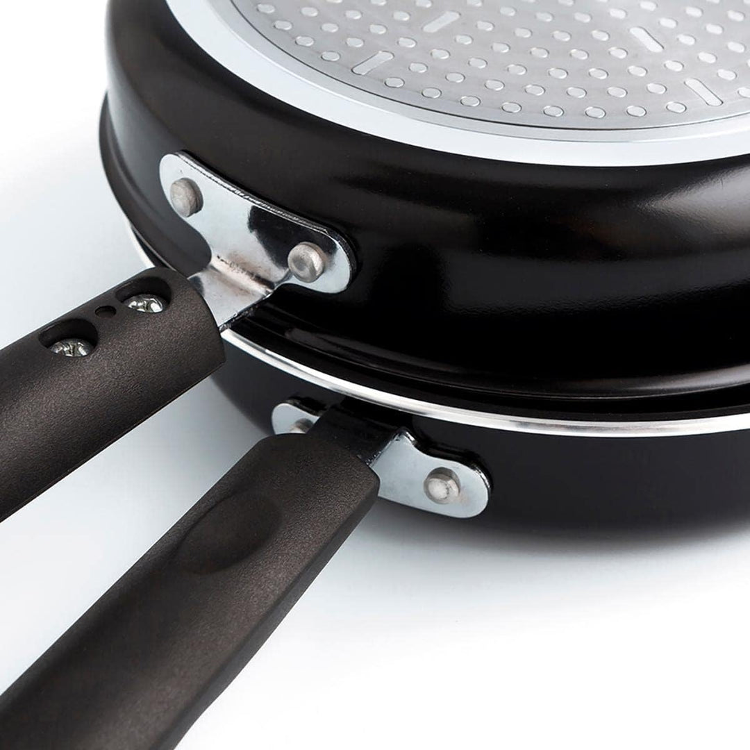 Quid Gastro Fun-Omelette Pfanne, Aluminium, schwarz, 28 cm 47x30x10