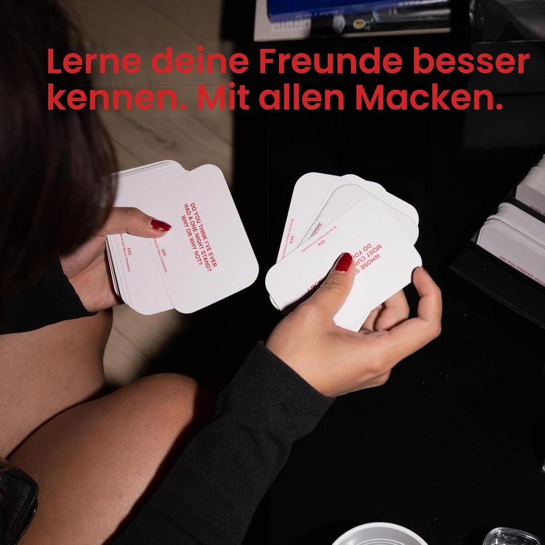 WE'RE NOT Really Strangers Kartenspiel für Erwachsene, 300 Gesprächskarten und Wildcards Ein ehrlich