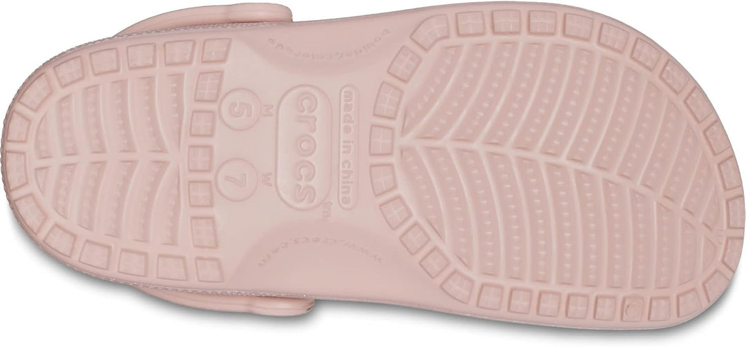 Crocs Unisex Classic Marbled Clogs 45 EU Pink Clay