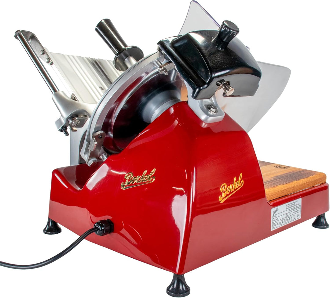Berkel Aufschnittmaschine Pro Line XS 25 in rot - Profi Allesschneider für Ihre Küche + handgefertig