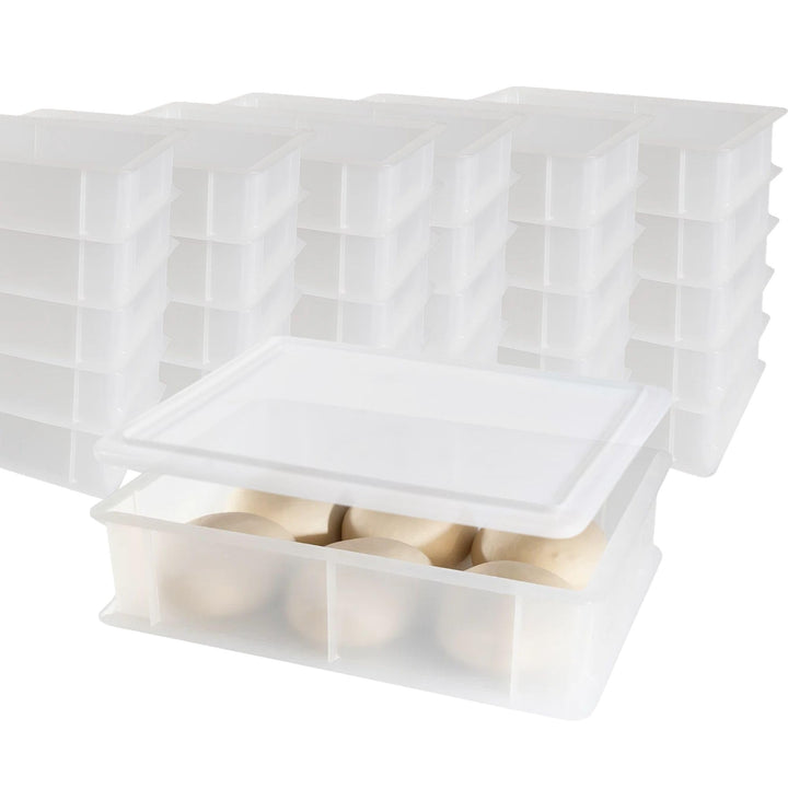 CookandSupply Gärbox für Pizza und Brot BPA-free - Lebensmittelechte Teigbehälter - Made in Italy -