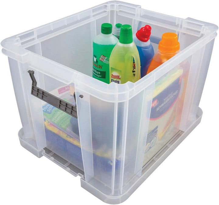 Bankers Box ProStore Aufbewahrungsbox mit Deckel 36 Liter aus Plastik (Innenmasse 30 x 37 x 31cm), 4