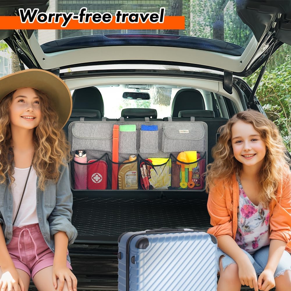 SURDOCA Auto Kofferraum Organizer für SUV, [7 Mal AKTUALISIERT] Auto Kofferraumtasche, Autozubehör I