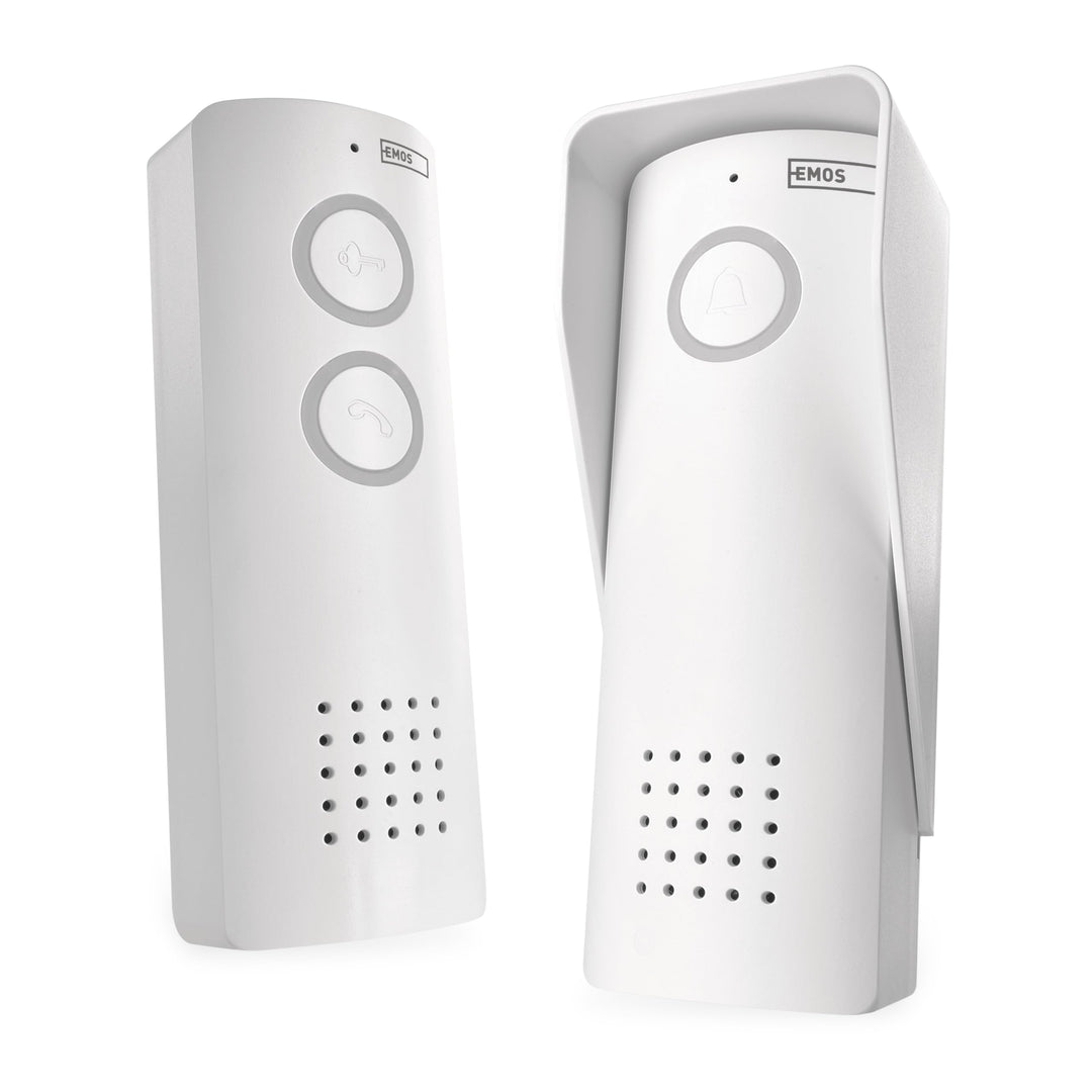 EMOS - Audio-Türsprechanlage Set, Wireless - drahtlose Verbindung, Elegantes Design - Audio-Kit/Gege