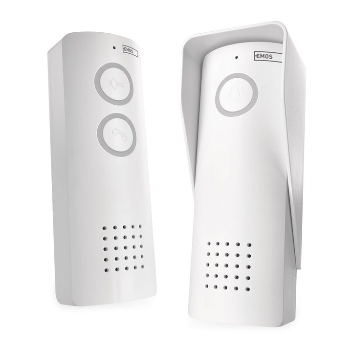 EMOS - Audio-Türsprechanlage Set, Wireless - drahtlose Verbindung, Elegantes Design - Audio-Kit/Gege