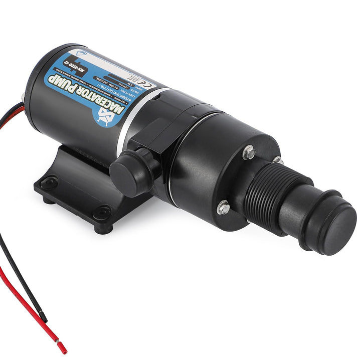 Mxmoonant 12V DC Fäkalien-Absaugpumpe, Zerkleinerungspumpensystem, 32 Lpm/min, 114W, mit vierköpfige