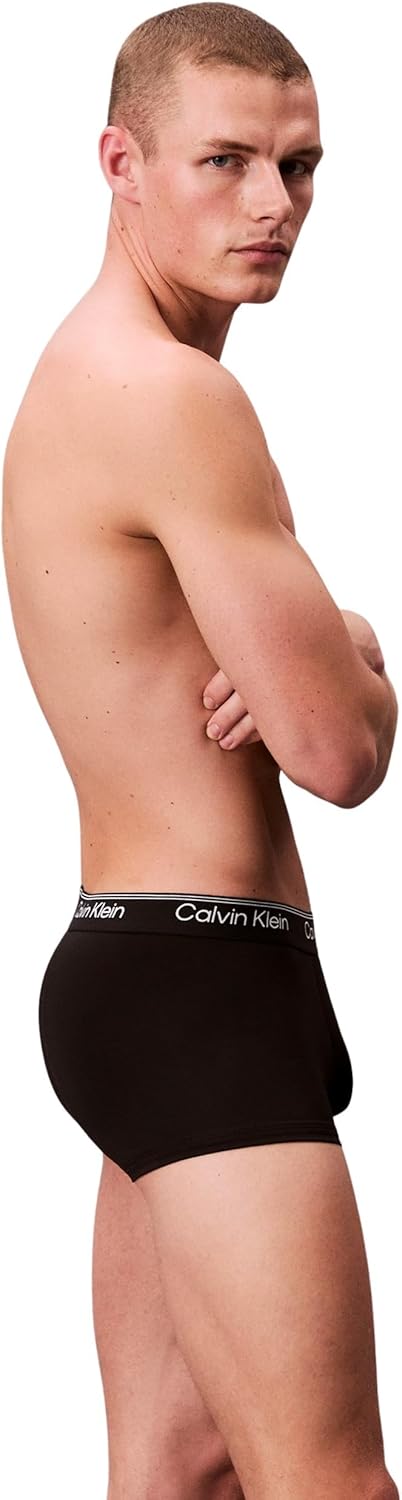 Calvin Klein Baumwolle Stretch 3 Pack Boxer Short, Schwarz Mit Blau/erdbeerfeld/schwarz XS Black (3