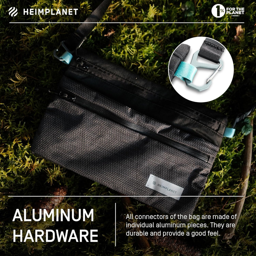 HEIMPLANET Original | HPT Carry Essentials - Neck Pouch | Leichter Brustbeutel mit Aluminium Verschl