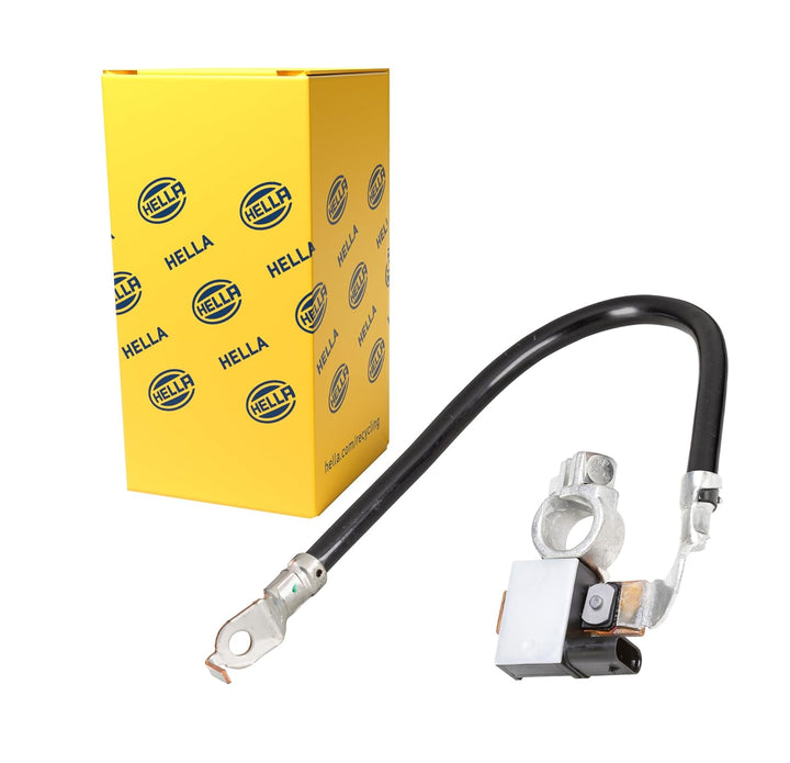 HELLA 6PK 010 562-901 Sensor, Batteriemanagement - 12V - geschraubt - Kabel: 330mm Single, Single