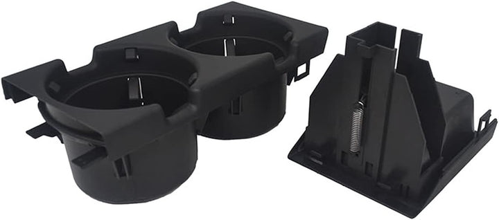 Getränkehalter für E46 Mittelkonsole Becherhalter für BM-W 3 Series 51168217953 Schwarz Cupholder, S
