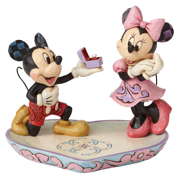 Disney Tradition A Magical Moment (Mickey Proposing To Minnie Mouse Figur), 15 x 15 x 13 cm, Mehrfar
