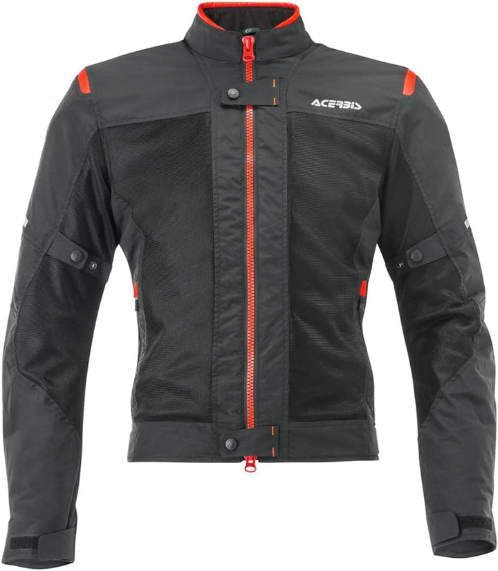 Acerbis Unisex 0023744.323.062 Jacke, schwarz/rot, S