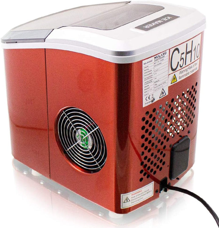 Eiswürfelmaschine Edelstahl Eiswürfelbereiter Eiswürfel Ice Maker Eis Maschine Icemaker