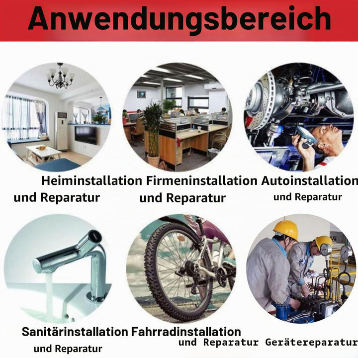 M18x1,5 Gewindereparatursatz Edelstahl-Spiralbohrerschlüssel Gewindeeinsatz für Auto