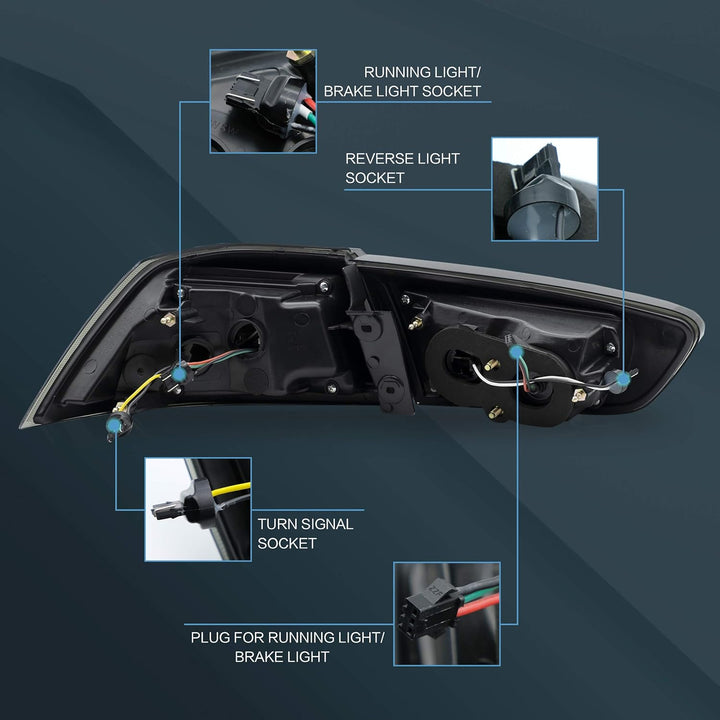 VLAND Rücklicht Kompatibel mit Mitsubishi Lancer/EVO 2008-2020 Rückleuchte, Lieferung innerhalb von
