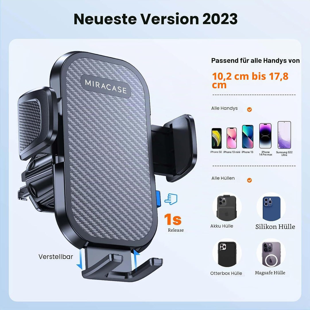 Miracase Handyhalterung Auto Handyhalter fürs Auto Lüftung Universale KFZ Smartphone Halter für iPho