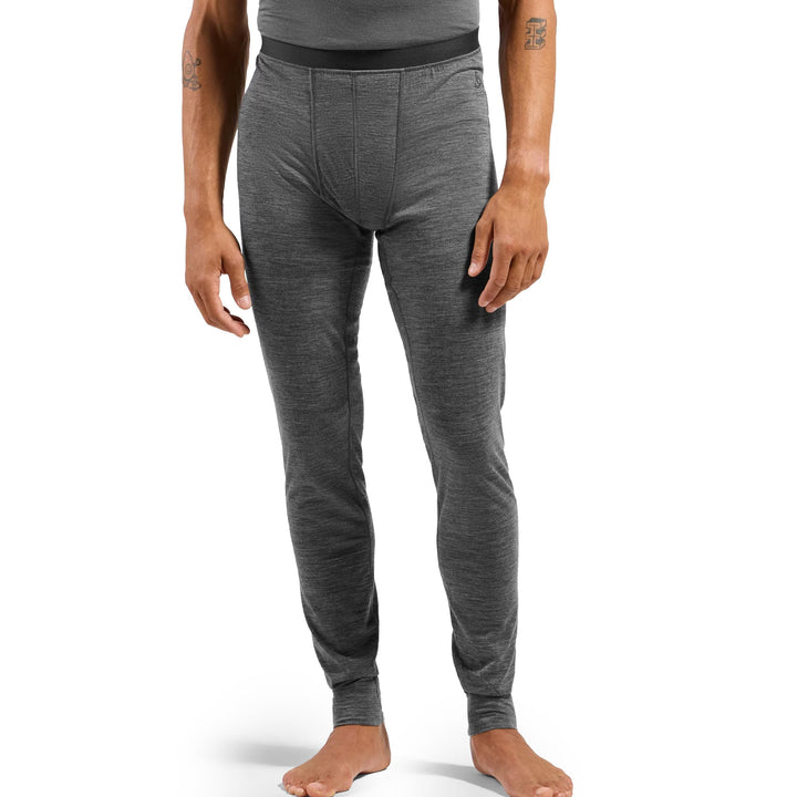 Odlo Herren Merino 200_111802 Hose Odlo Steel Grey Melange XL, Odlo Steel Grey Melange XL