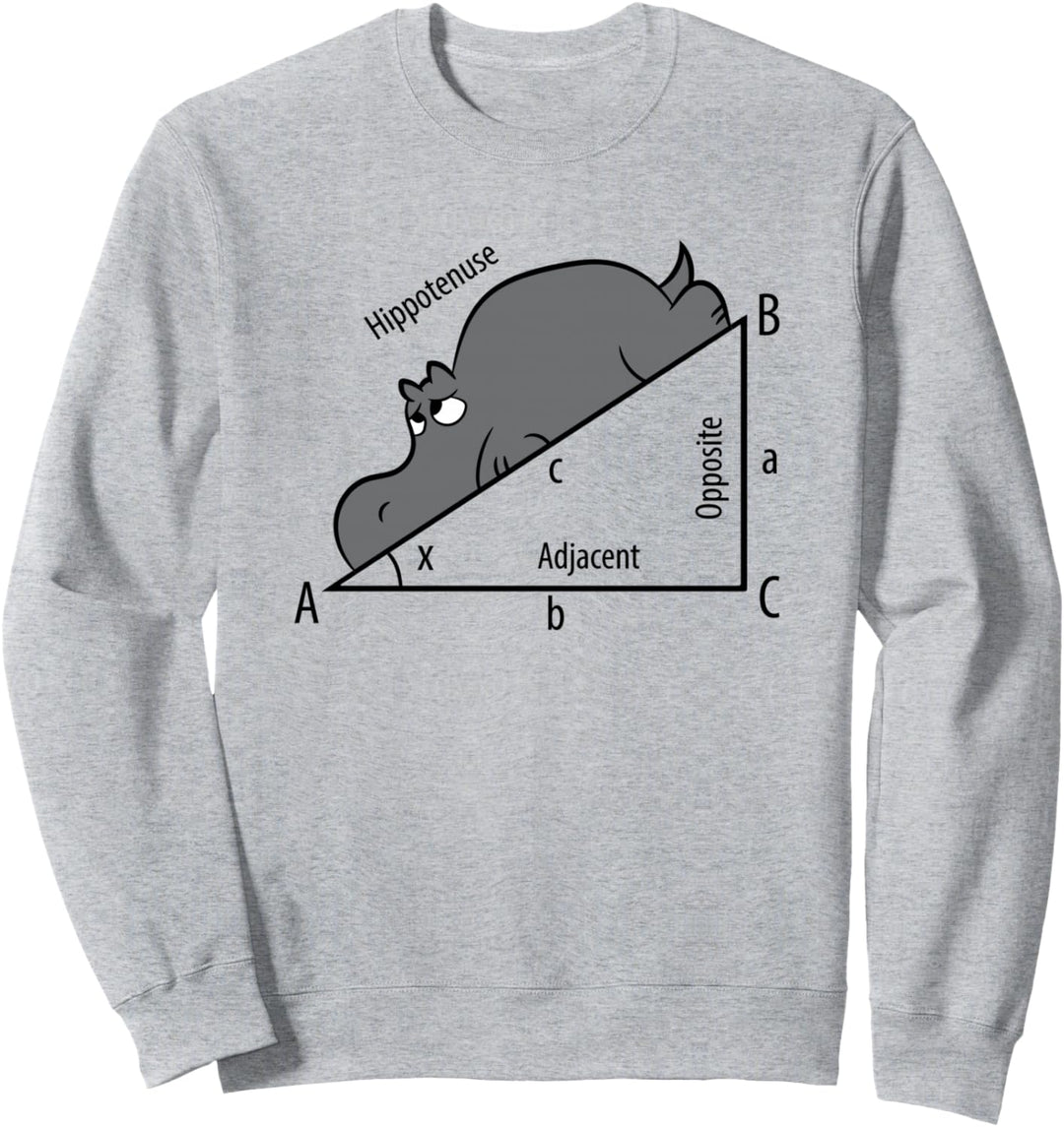 Lustiger Mathematik-Humor Hippotenuse Hypotenuse Sweatshirt