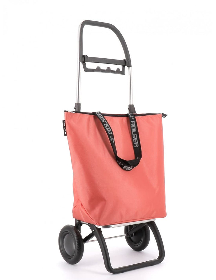 Klappbarer Einkaufstrolley Rolser Mini Bag Plus MF 2 Räder - Coral, Coral