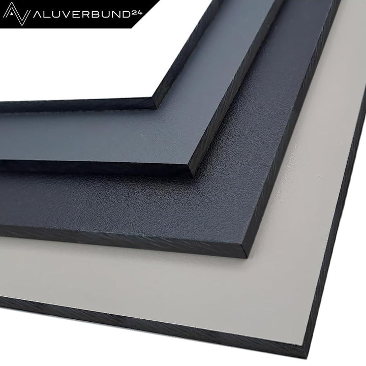 HPL Platten 60x90cm Vollkernplatten für Aussen und Innenbereich, 6mm dick, Zinkgrau Zinkgrau / 6mm 6