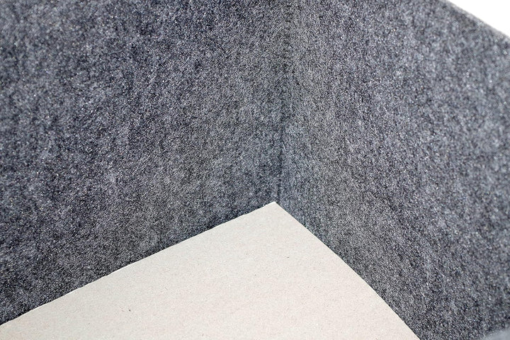 Kobolo Filzkorb Holzkorb für Kaminholz Allzweckkorb - Filz - dunkelgrau - 50x38x34 cm