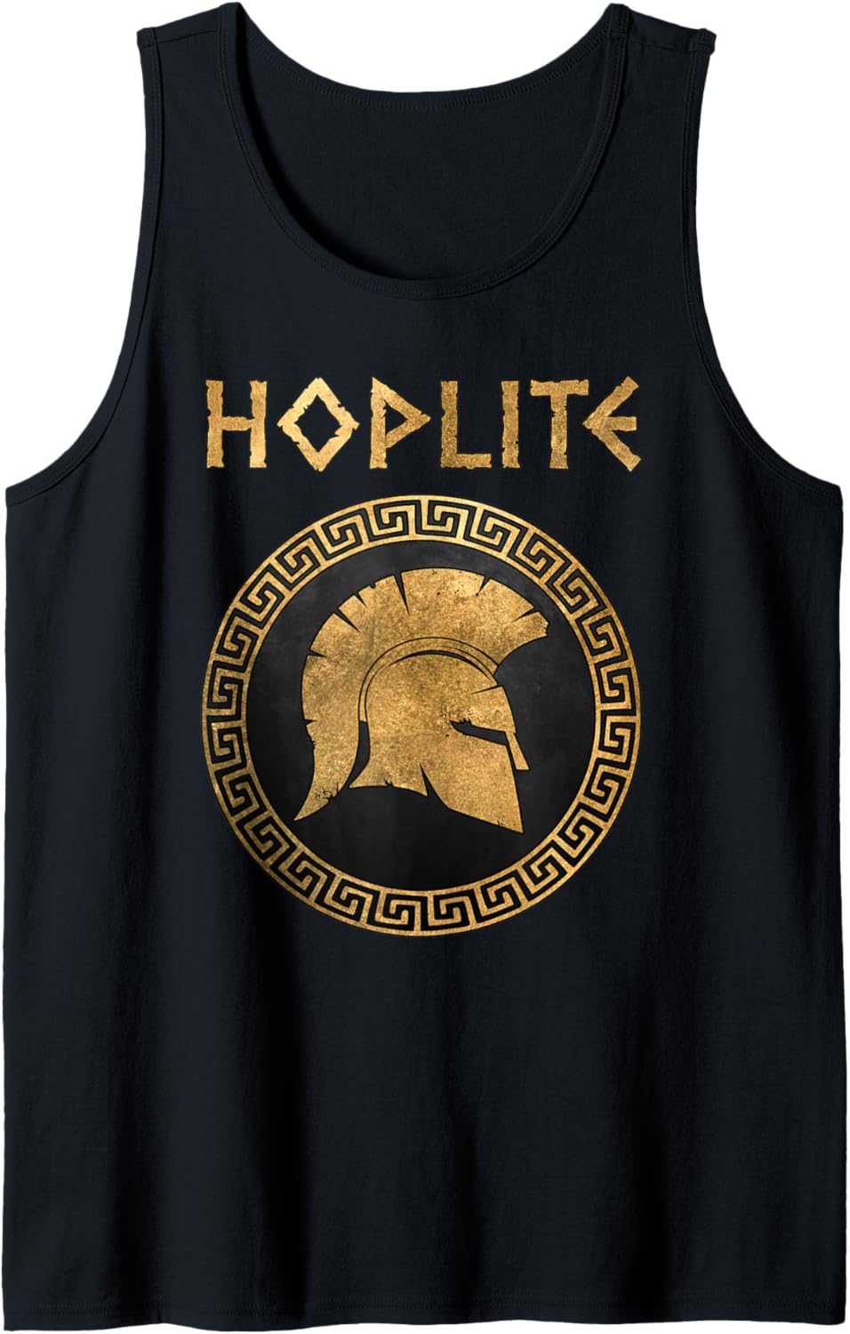 Griechisches korinthisches Helmsymbol der Hopliten Tank Top