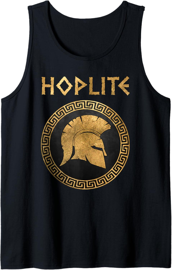 Griechisches korinthisches Helmsymbol der Hopliten Tank Top
