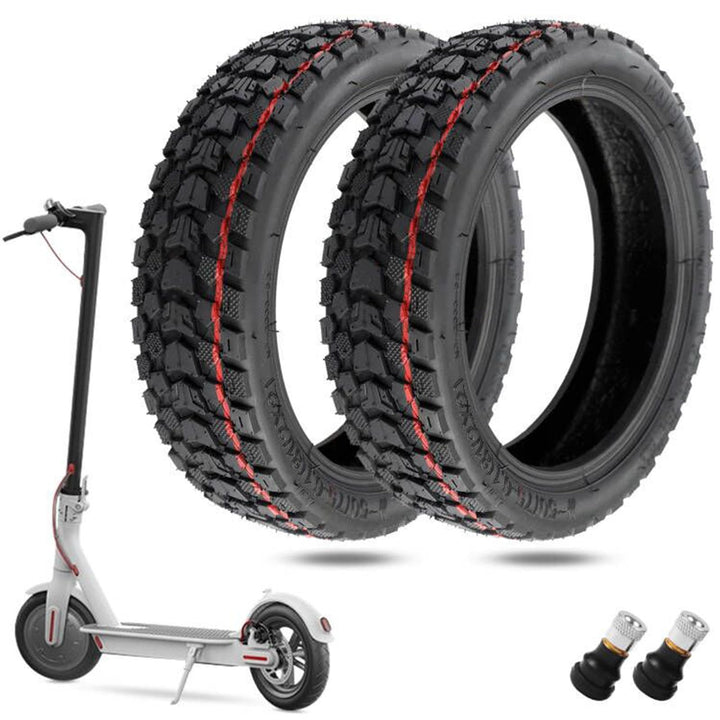 LTSKY 8,5 Zoll Offroad Reifen schlauchloser für Xiaomi M365/1S / Pro/Pro 2, 50/75-6.1 (8 1/2 * 2) Re