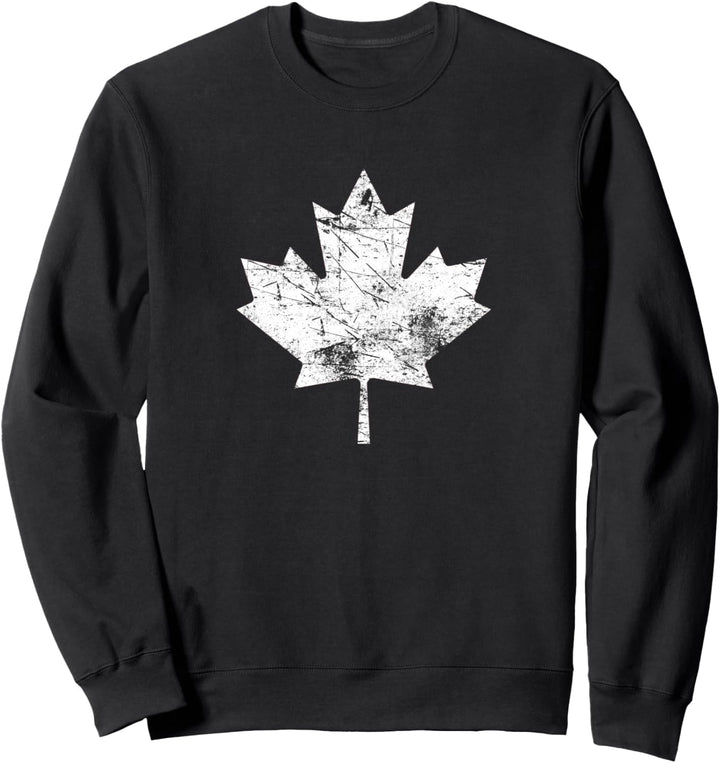 Kanada Flagge Retro Vintage Ahornblatt Stolzes kanadisches Sweatshirt