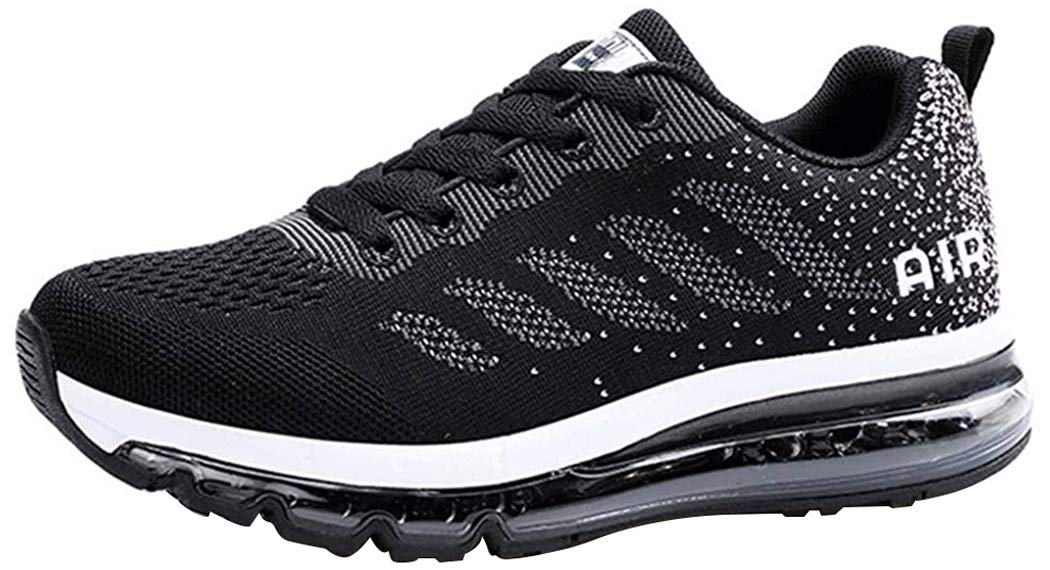 frysen Herren Damen Sportschuhe Laufschuhe mit Luftpolster Turnschuhe Profilsohle Sneakers Leichte S