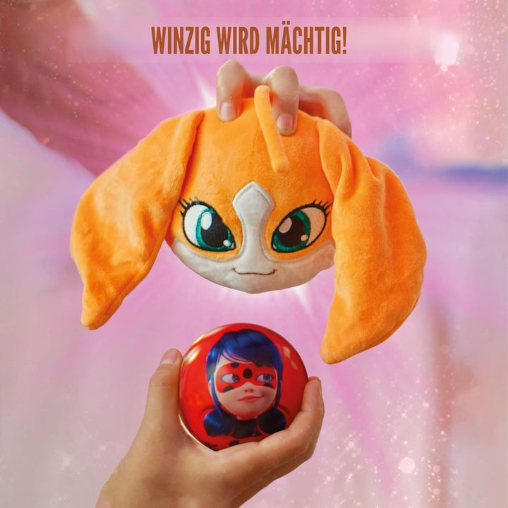 Miraculous Ladybug, Sammelspielzeug Kapsel 4-1, 3er-Set, Miraball Überraschung: Ausdehnbares Kwami-P