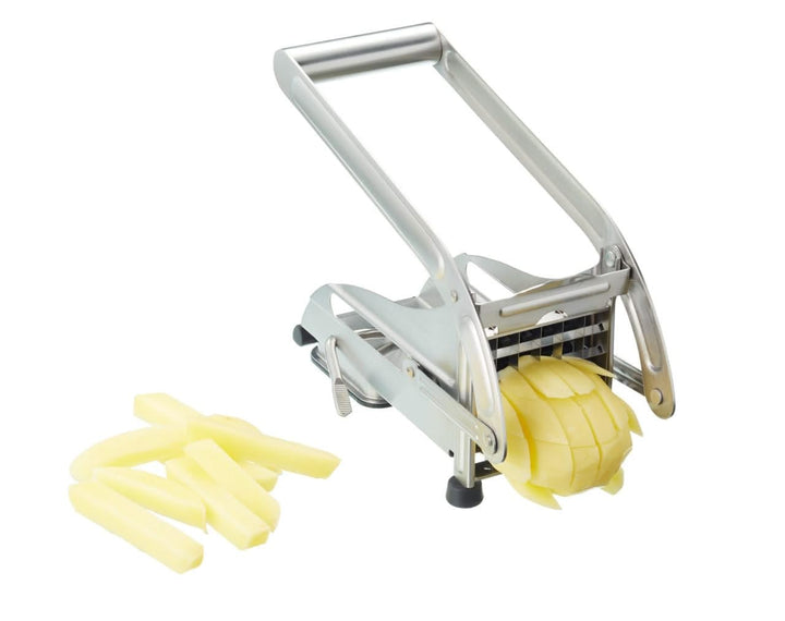 MasterClass KCMCCHIP Kartoffelhacker aus Edelstahl, Silber, 26 x 9 cm