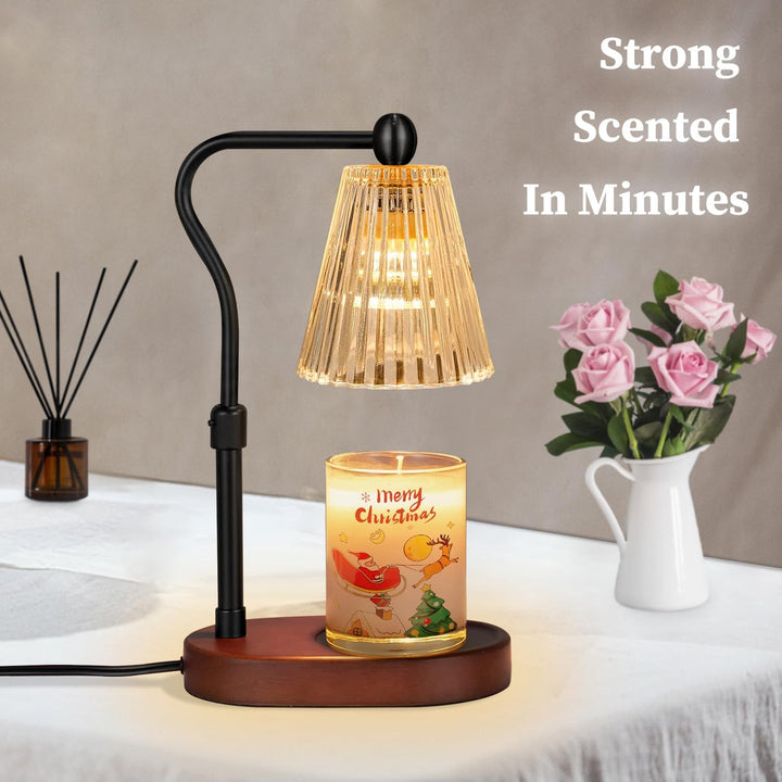 seenlast Kerzenwärmer Lampe, Candle Warmer mit Timer und Dimmer, Elektrischer Candle Warmer Lamp, Vi