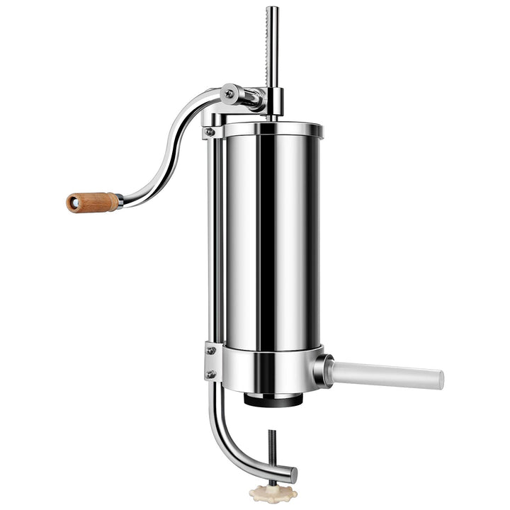 GIANTEX Wurstfüller 1,5L/3L/3,6L/6L, Manuelle Wurstmaschine Wurstfüllmaschine, Wurstspritze aus Edel