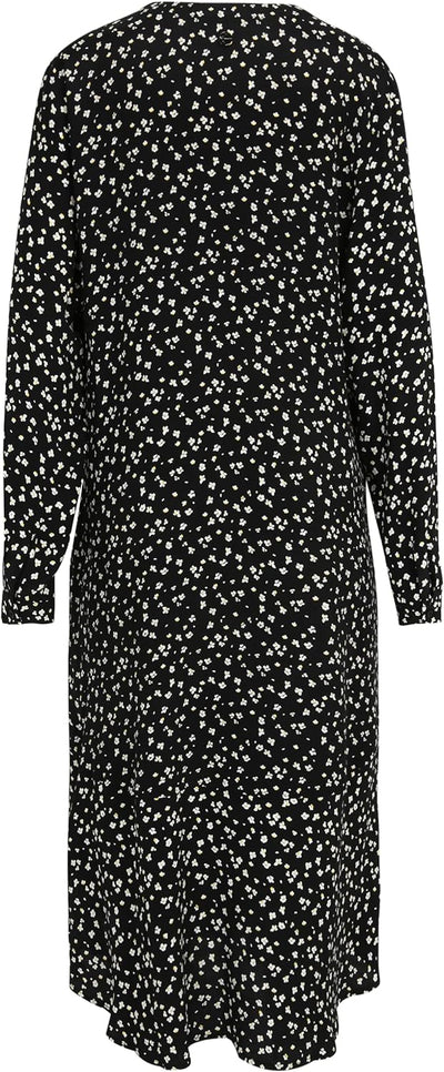 Tamaris Damen ANGERS AOP Cleanes Trapez Kleid 36 Black Beauty Flower Aop, 36 Black Beauty Flower Aop