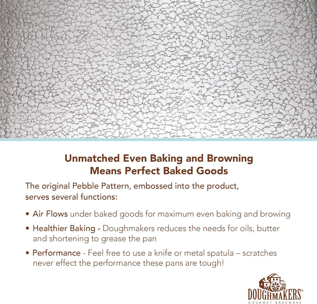 Doughmakers Kastenform aus handelsüblichem Aluminium, 21,6 x 11,4 cm, Kastenform