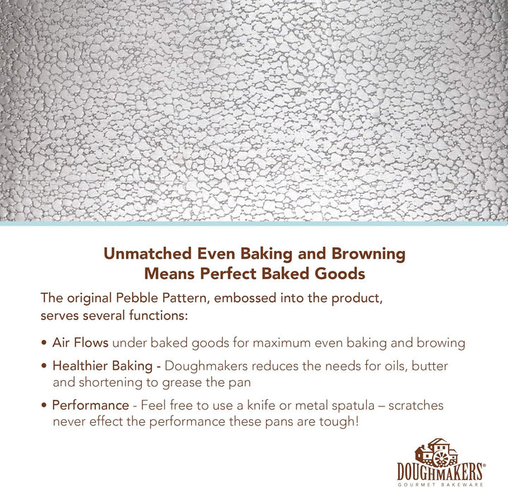 Doughmakers Kastenform aus handelsüblichem Aluminium, 21,6 x 11,4 cm, Kastenform