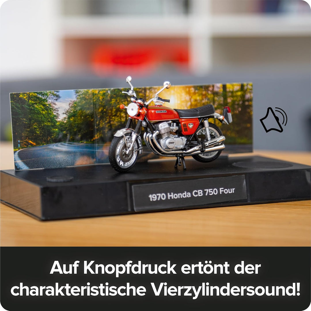 FRANZIS 67215 CB 750 Modellbausatz, Honda Modell, Rot