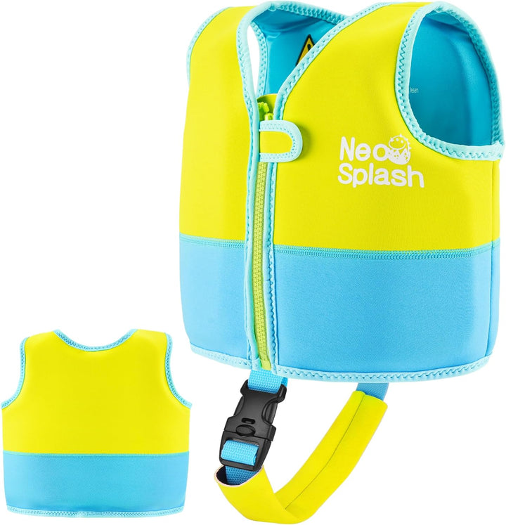 Kinder Mädchen Junge Schwimmlernweste, Schwimmhilfe Schwimmen Jacket für Kleinkinder Alter 1-6 mit E