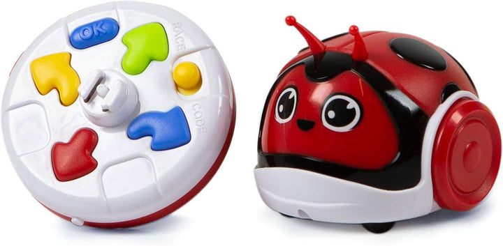 Clementoni 17412 Racing Bugs Marienkäfer Lernroboter, Ferngesteuerter Roboter, Kinder ab 4 Jahren, M