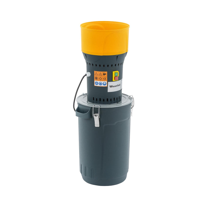 Elektrische Getreidemühle inkl. 25 l Auffangbehälter & 5 Sieben 300 kg/h 1300 W Schrotmühle Kornmühl