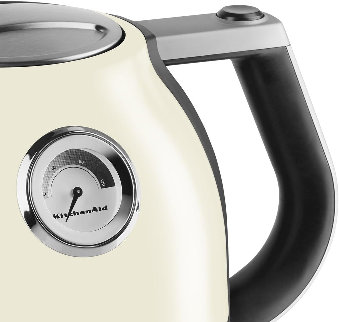KitchenAid Wasserkocher mit Temperatureinstellung von 50 bis 100°C | Teekocher mit Kalkfilter 1,5L |